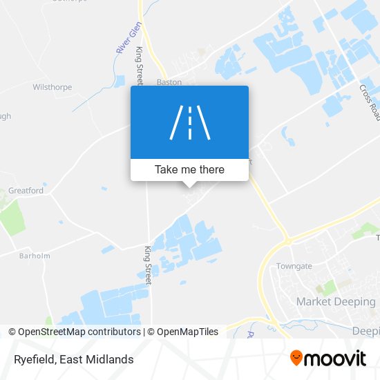 Ryefield map