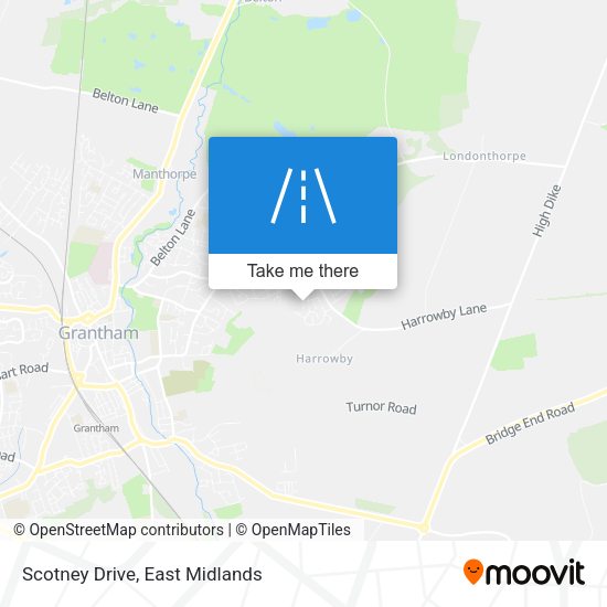 Scotney Drive map