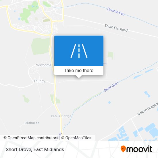 Short Drove map