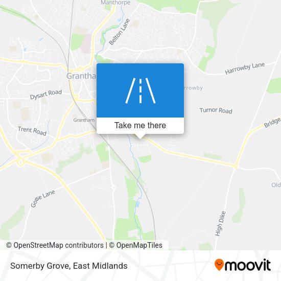 Somerby Grove map