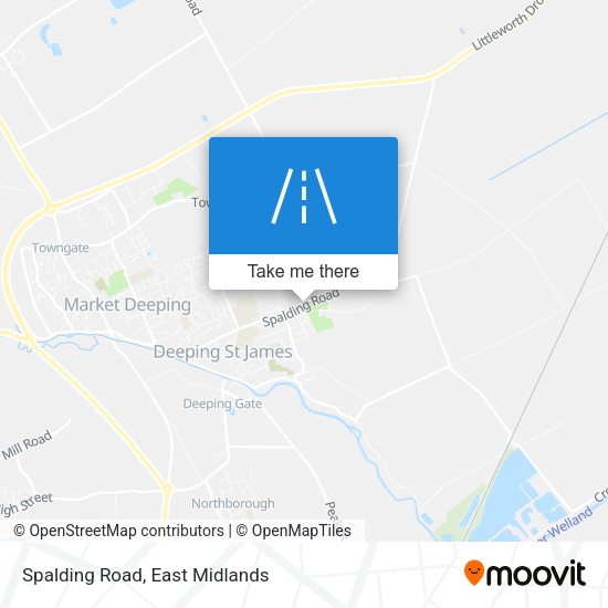 Spalding Road map