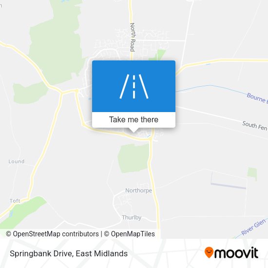 Springbank Drive map
