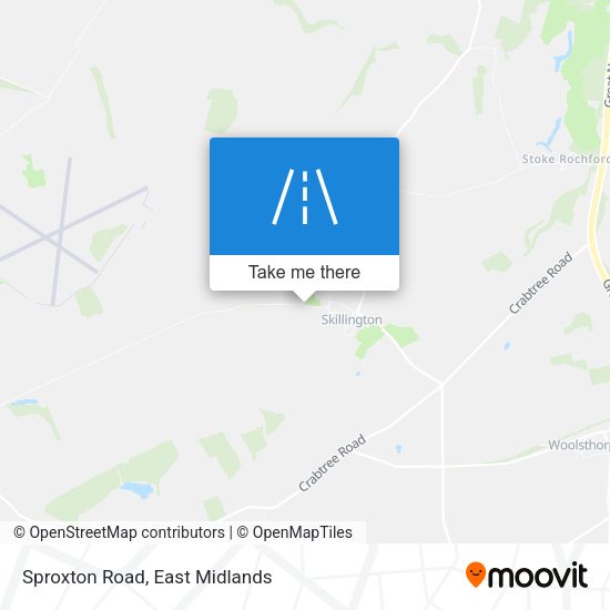 Sproxton Road map