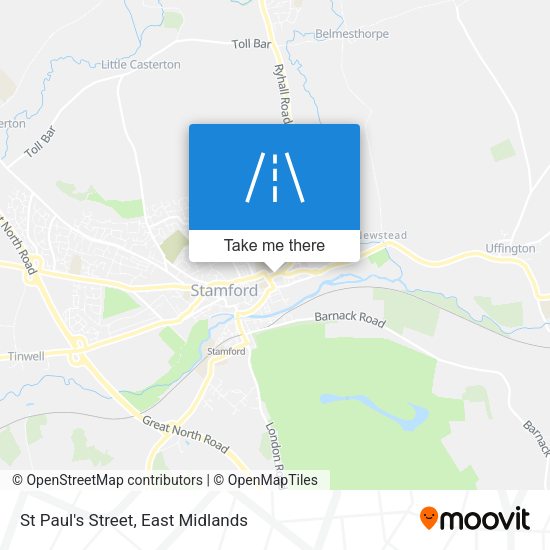 St Paul's Street map