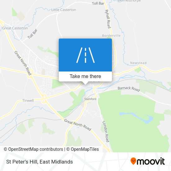 St Peter's Hill map