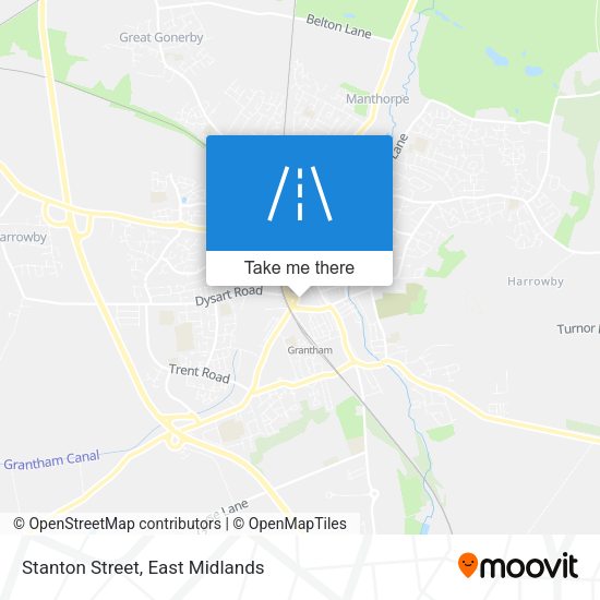 Stanton Street map