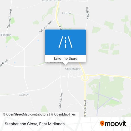 Stephenson Close map