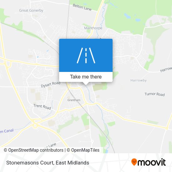 Stonemasons Court map