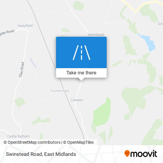 Swinstead Road map