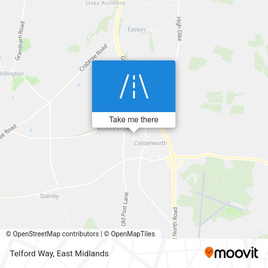 Telford Way map
