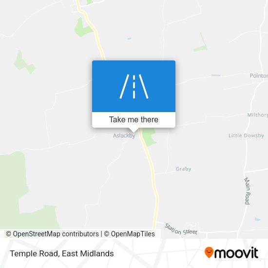 Temple Road map