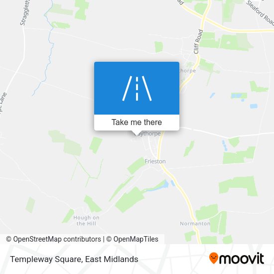 Templeway Square map