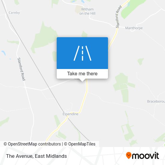 The Avenue map