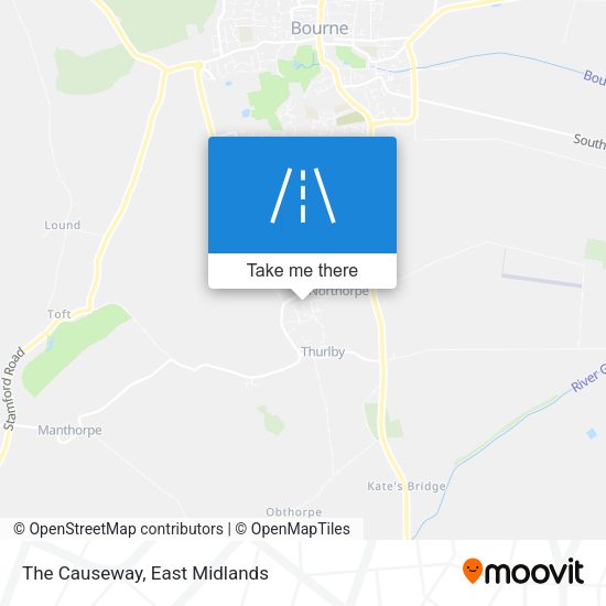 The Causeway map