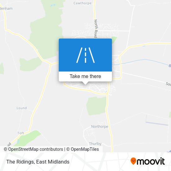 The Ridings map