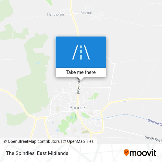 The Spindles map
