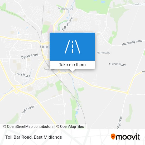 Toll Bar Road map