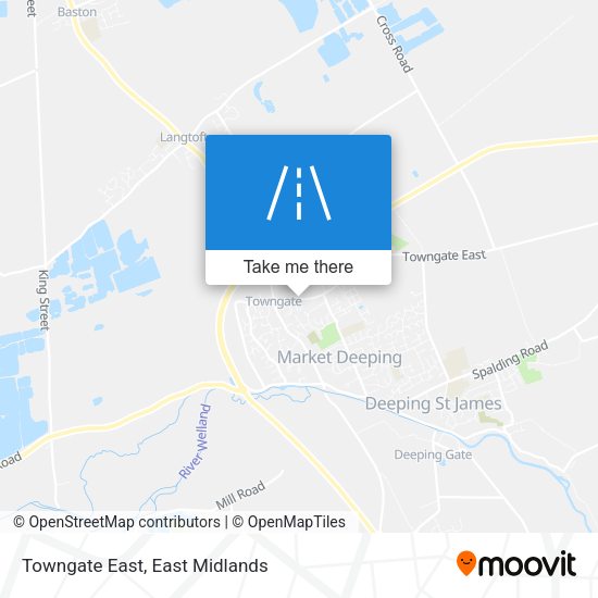 Towngate East map