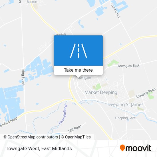 Towngate West map