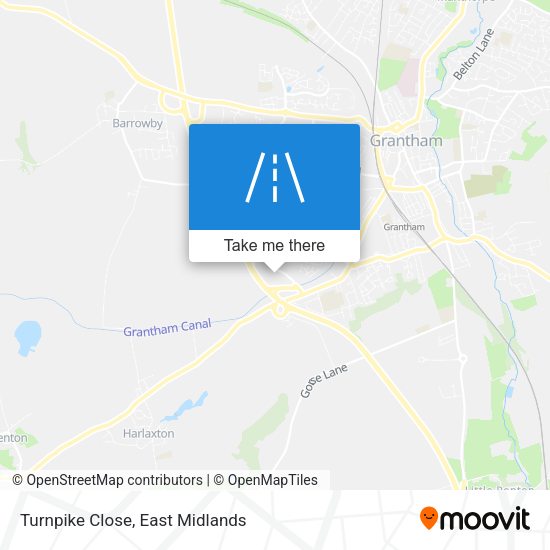 Turnpike Close map
