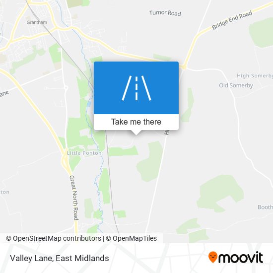 Valley Lane map