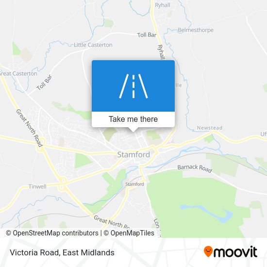Victoria Road map