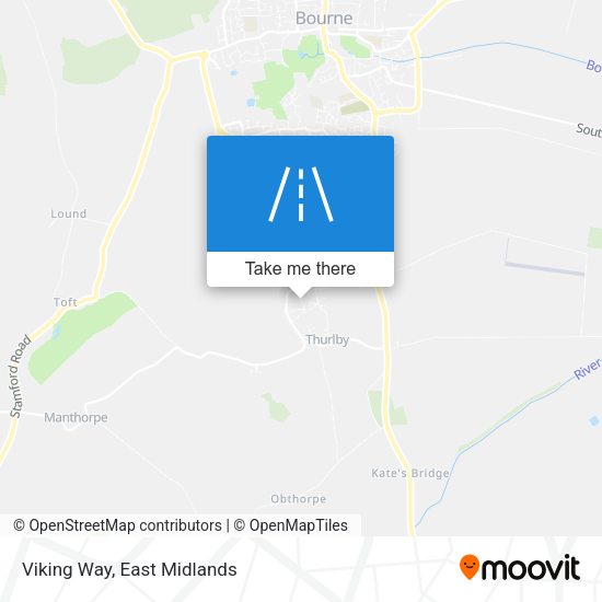 Viking Way map