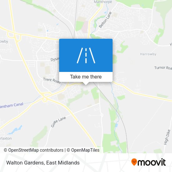 Walton Gardens map