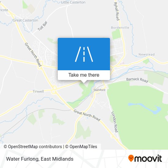 Water Furlong map