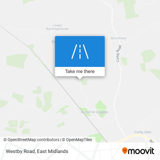 Westby Road map
