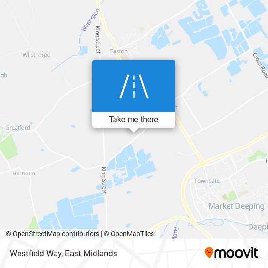 Westfield Way map