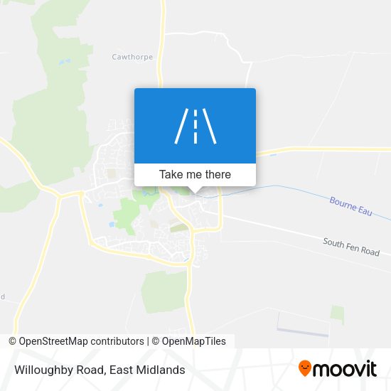 Willoughby Road map
