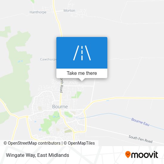 Wingate Way map