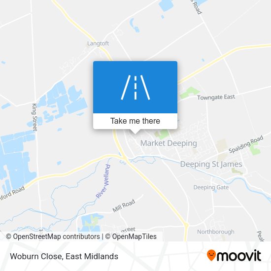 Woburn Close map