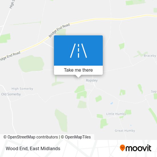 Wood End map