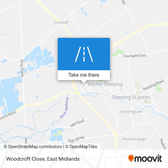 Woodcroft Close map