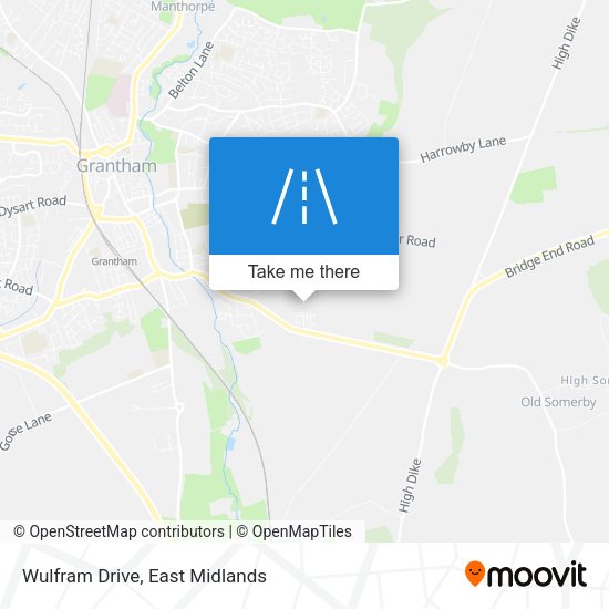 Wulfram Drive map