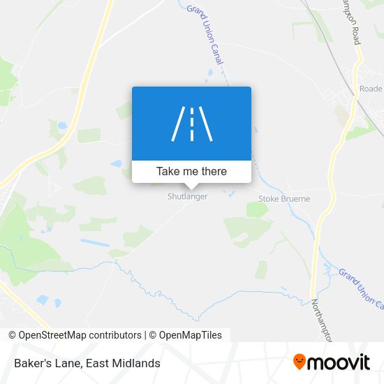 Baker's Lane map