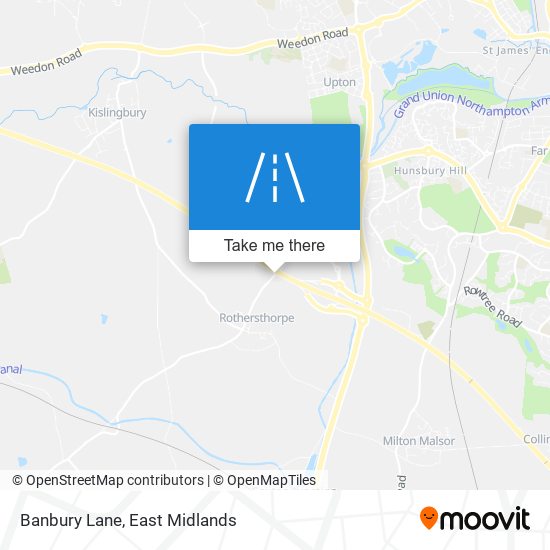 Banbury Lane map