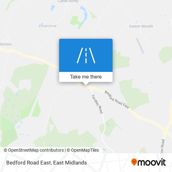 Bedford Road East map