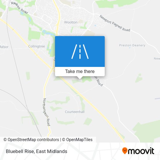 Bluebell Rise map