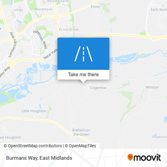 Burmans Way map