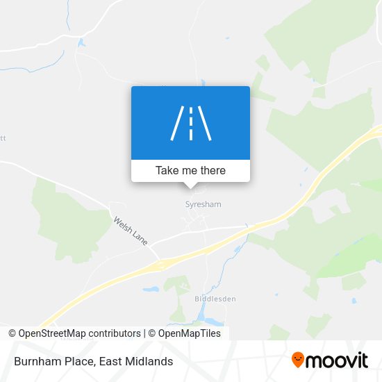 Burnham Place map