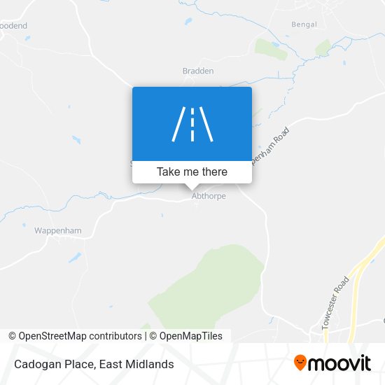 Cadogan Place map