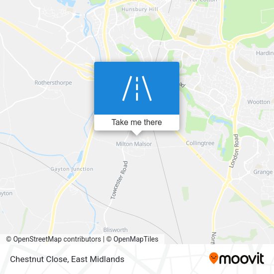 Chestnut Close map