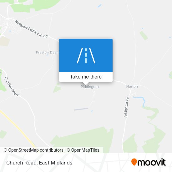 Church Road map
