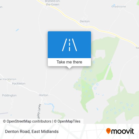 Denton Road map