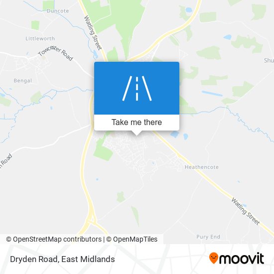 Dryden Road map