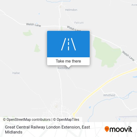 Great Central Railway London Extension map