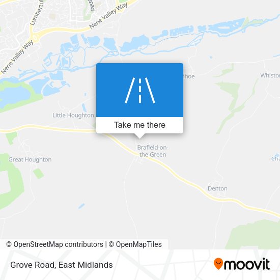 Grove Road map